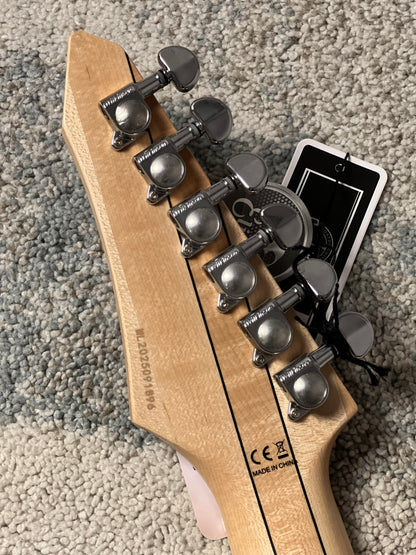 Soloking E-160 Custom Edge Series in Honeyburst with Blue Stripe Limited Edition