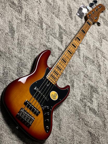 Sire Marcus Miller V5 Alder 5-String Bass Guitar in Tobacco Sunburst