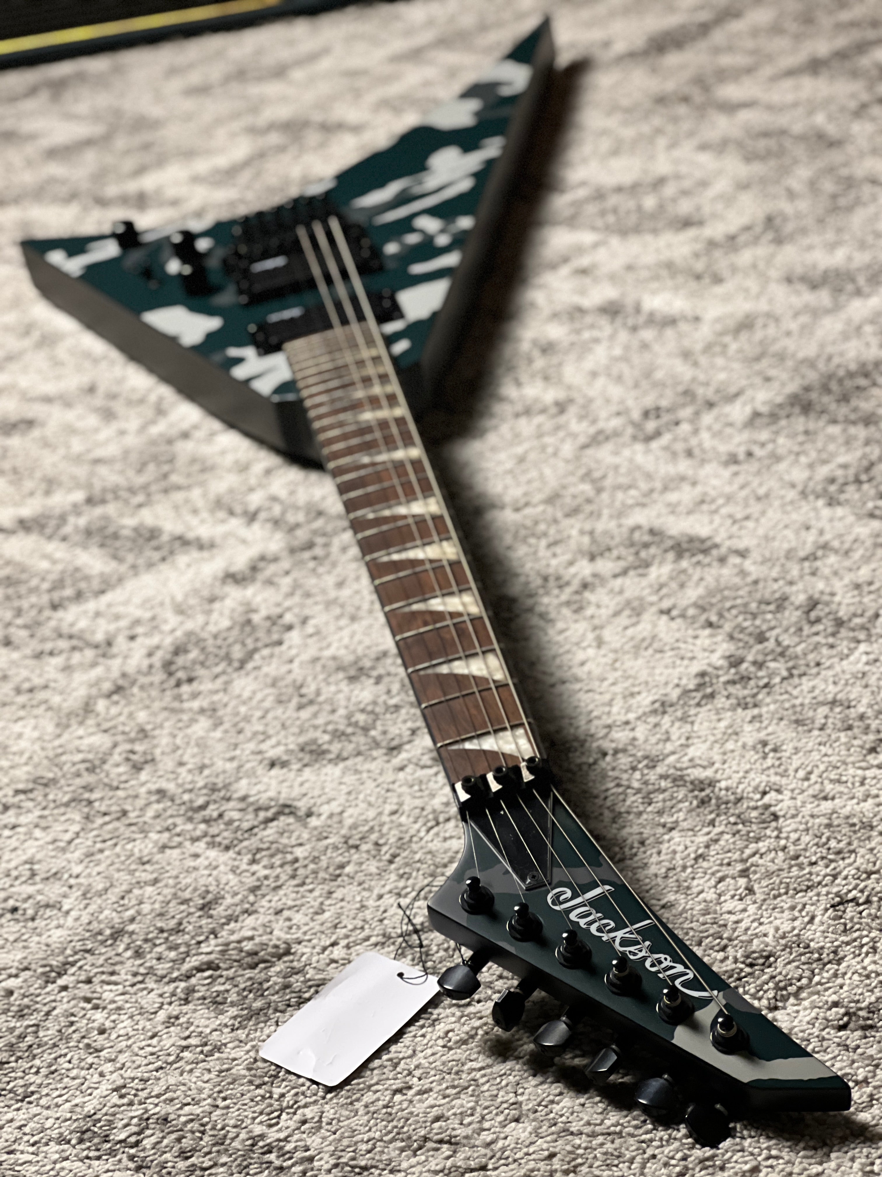 Jackson X Series Rhoads RRX24 With Laurel FB in Black Camo (USED
