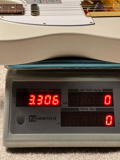 Fender Japan Traditional 2025 Collection 60s Telecaster with RW FB in White Pearl JD25014195