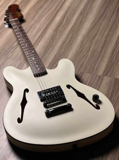 Fender Tom DeLonge Starcaster with Rosewood FB in Olympic White