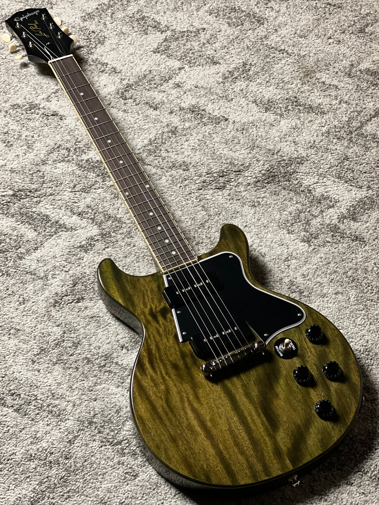 Epiphone Les Paul Special Double Cut in Silver Fox