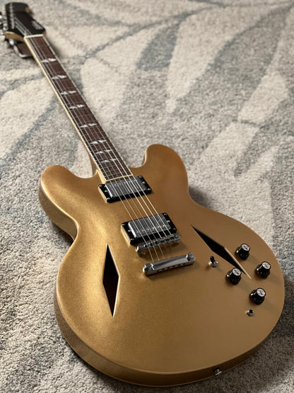 Soloking SDG-335 Dave Grohl Style Tribute in Gold Metallic