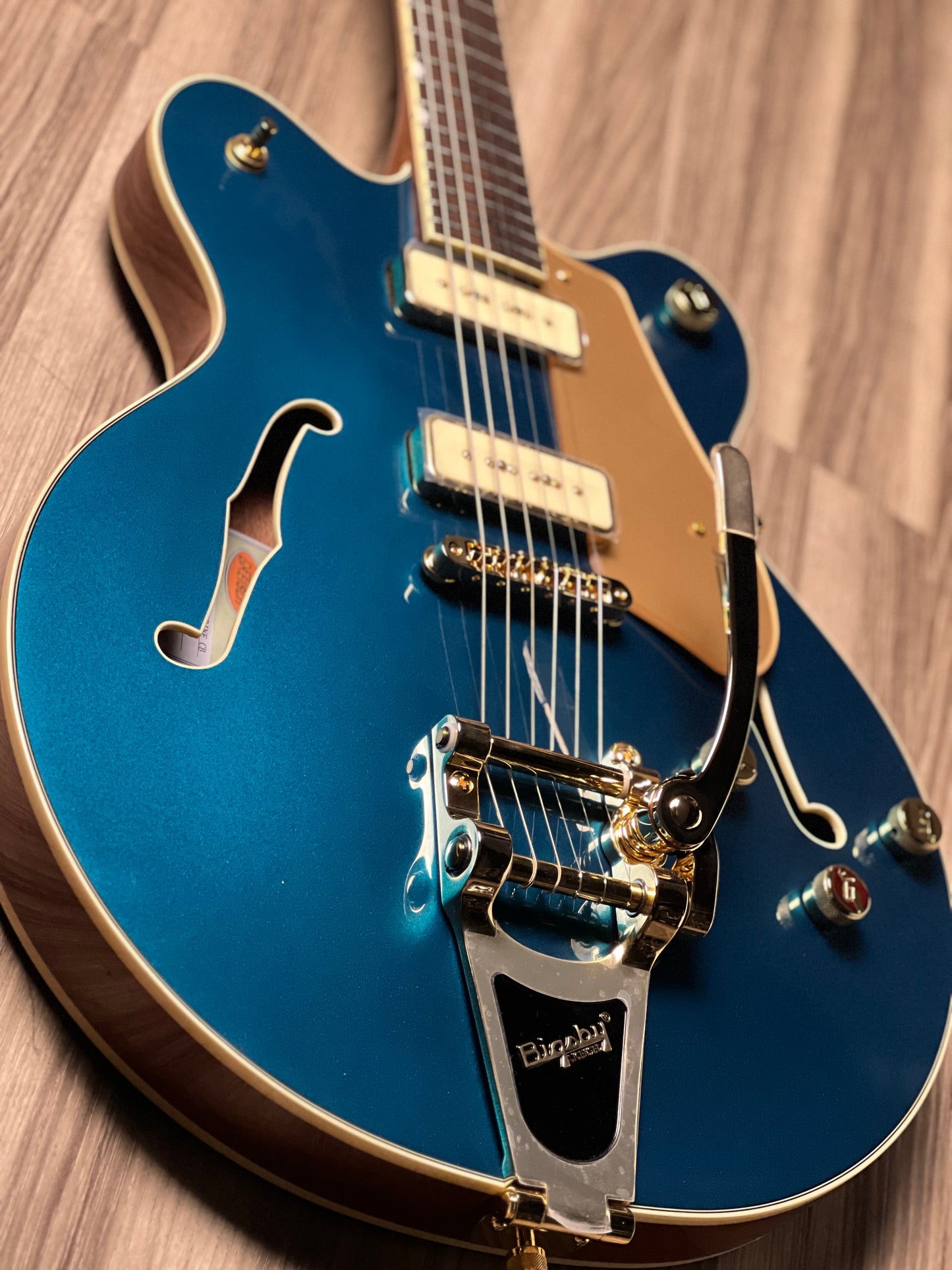 Gretsch Electromatic Pristine LTD Center Block Double-Cut Electric Guitar w/Bigsby In Petrol