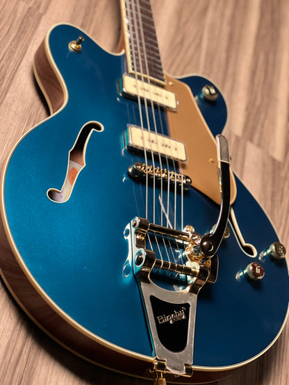 Gretsch Electromatic Pristine LTD Center Block Double-Cut Electric Guitar w/Bigsby In Petrol