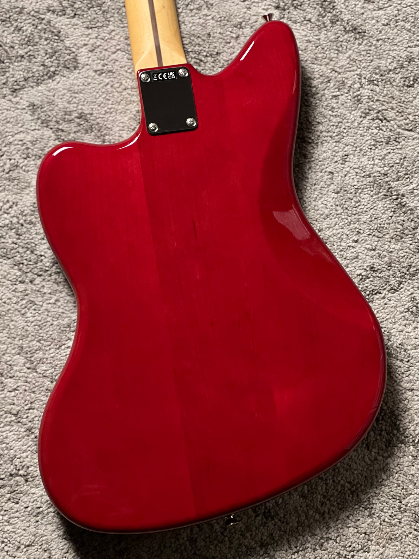 Fender Japan Hybrid II Jazzmaster Electric Guitar w/Quilt Maple Top with RW FB in Quilt Red Beryl JD24000724