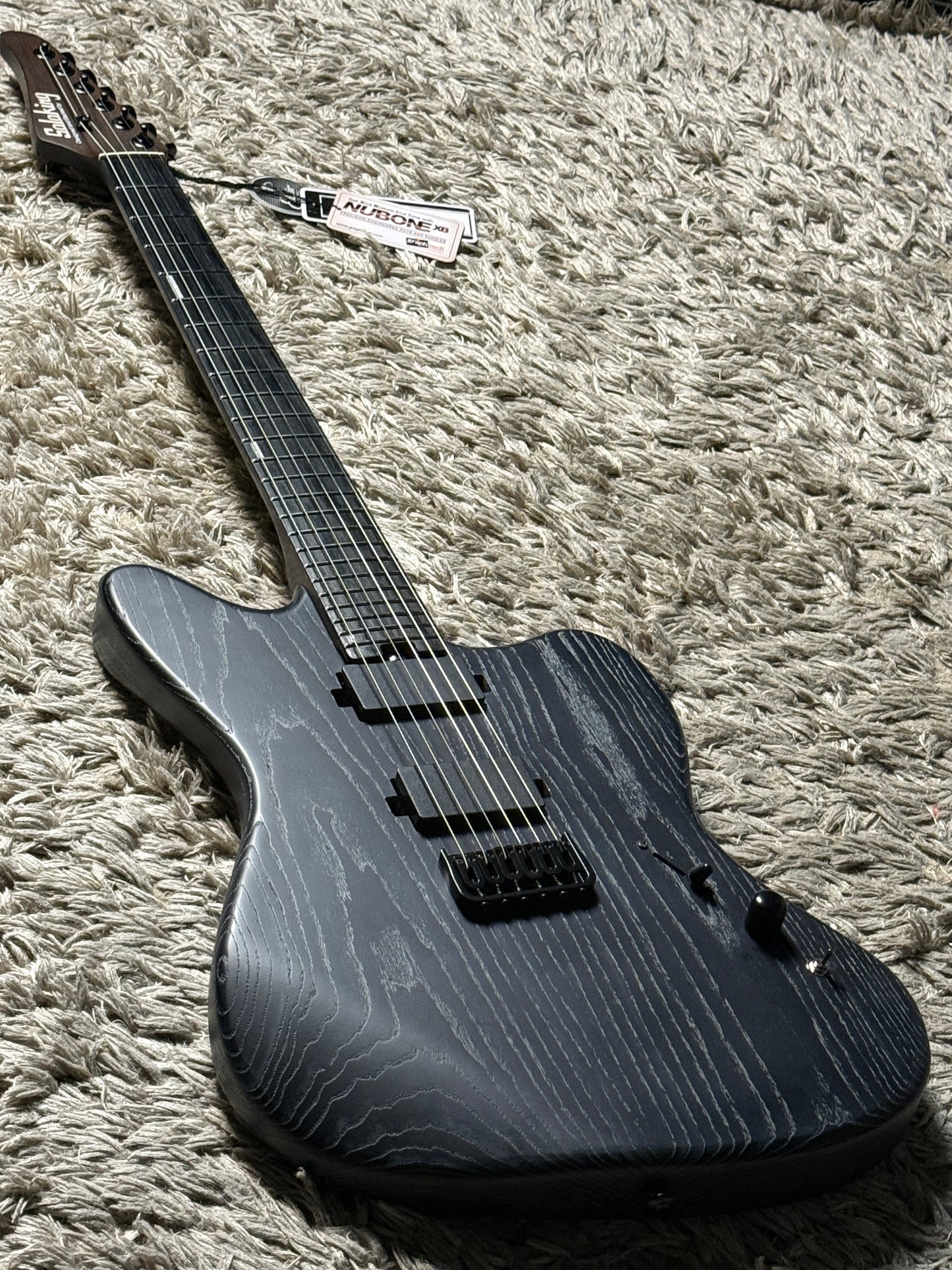 Soloking MJM-1 Custom HH with Wenge Neck in Driftwood Black