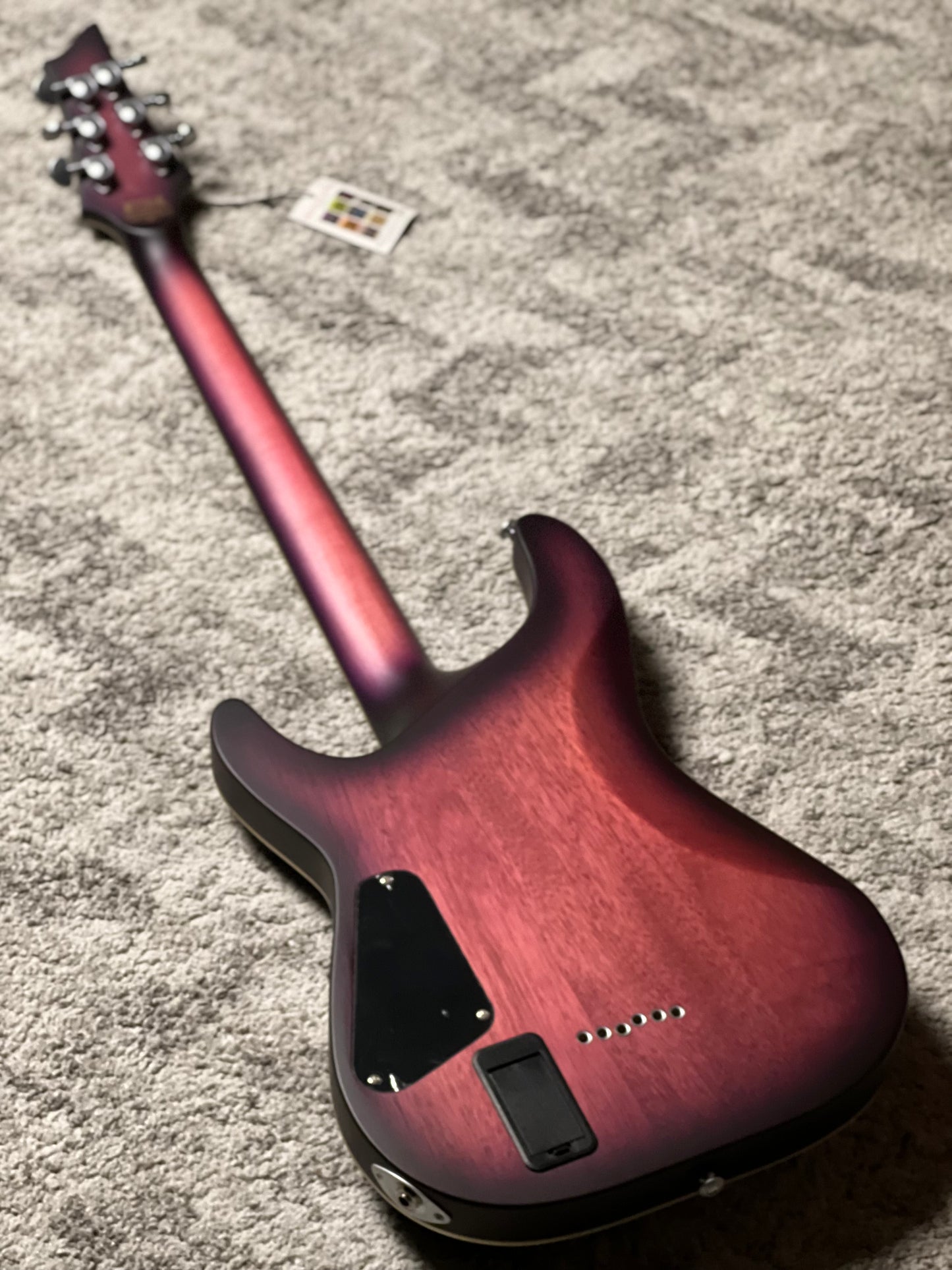 Schecter C-1 Platinum SPB in Satin Purple Burst W23090647