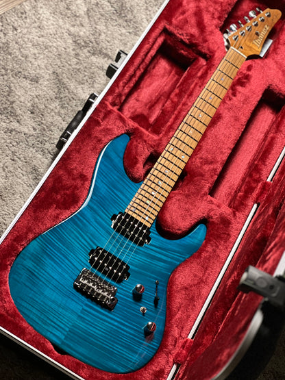Ibanez Martin Miller Signature MM1 - Transparent Aqua Burst