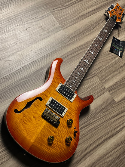 PRS SE Custom 24 Semi Hollow Piezo in Vintage Sunburst