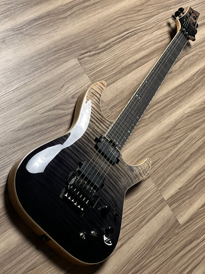 Schecter C-1 FR S SLS Elite in Black Fade Burst W18041080