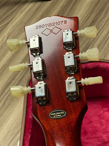 Epiphone 1960 Les Paul Standard Reissue in Ice Tea Burst w/Case 25011521075