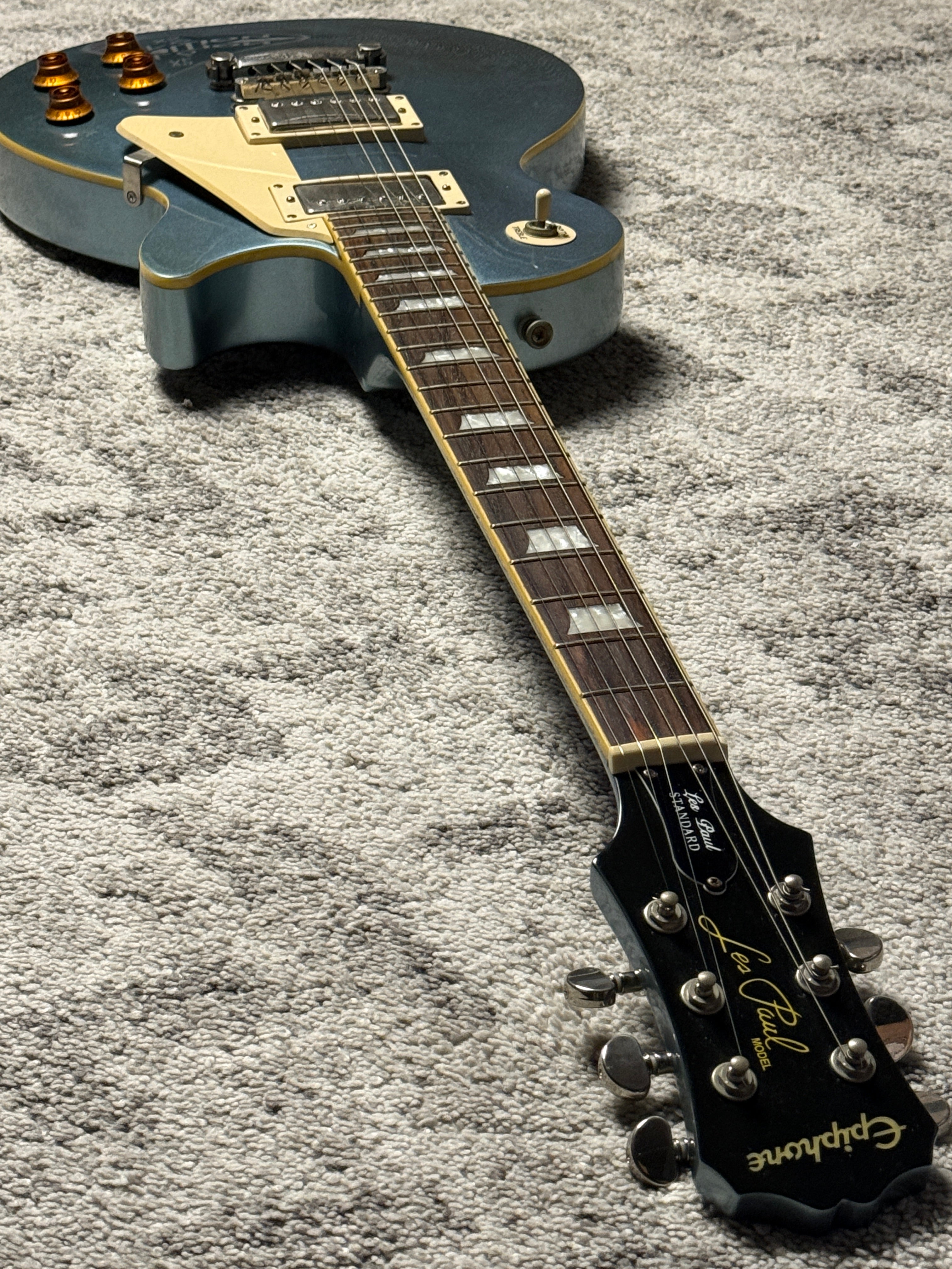 Epiphone Les Paul Standard in Pelham Blue I2121509021 (USED