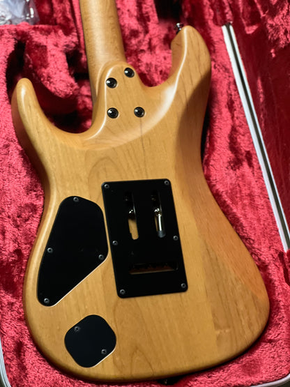 Ibanez TQM2-CUF Tom Quayle Signature  in Charcol Black Burst Flat with Case F2429226