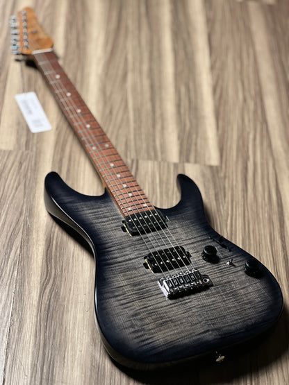 Ibanez AZ24S1F-TKS in Transparent Black Sunburst
