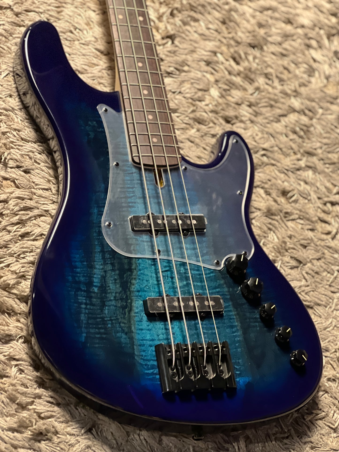 Cort GB Fusion 4 BB in Blue Burst