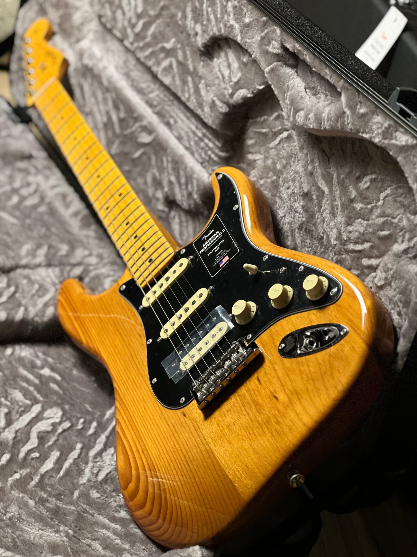 Fender American Professional II HSS Stratocaster with Maple FB in Roasted Pine US23077960