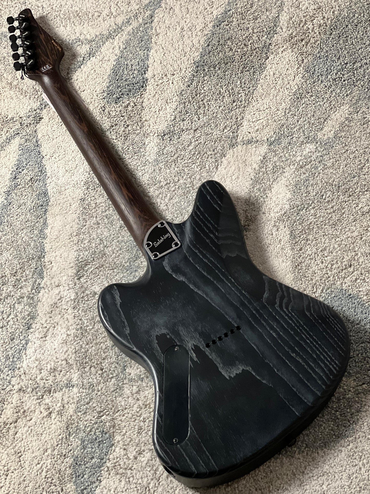 Soloking MJM-1 Custom HH with Wenge Neck in Driftwood Black