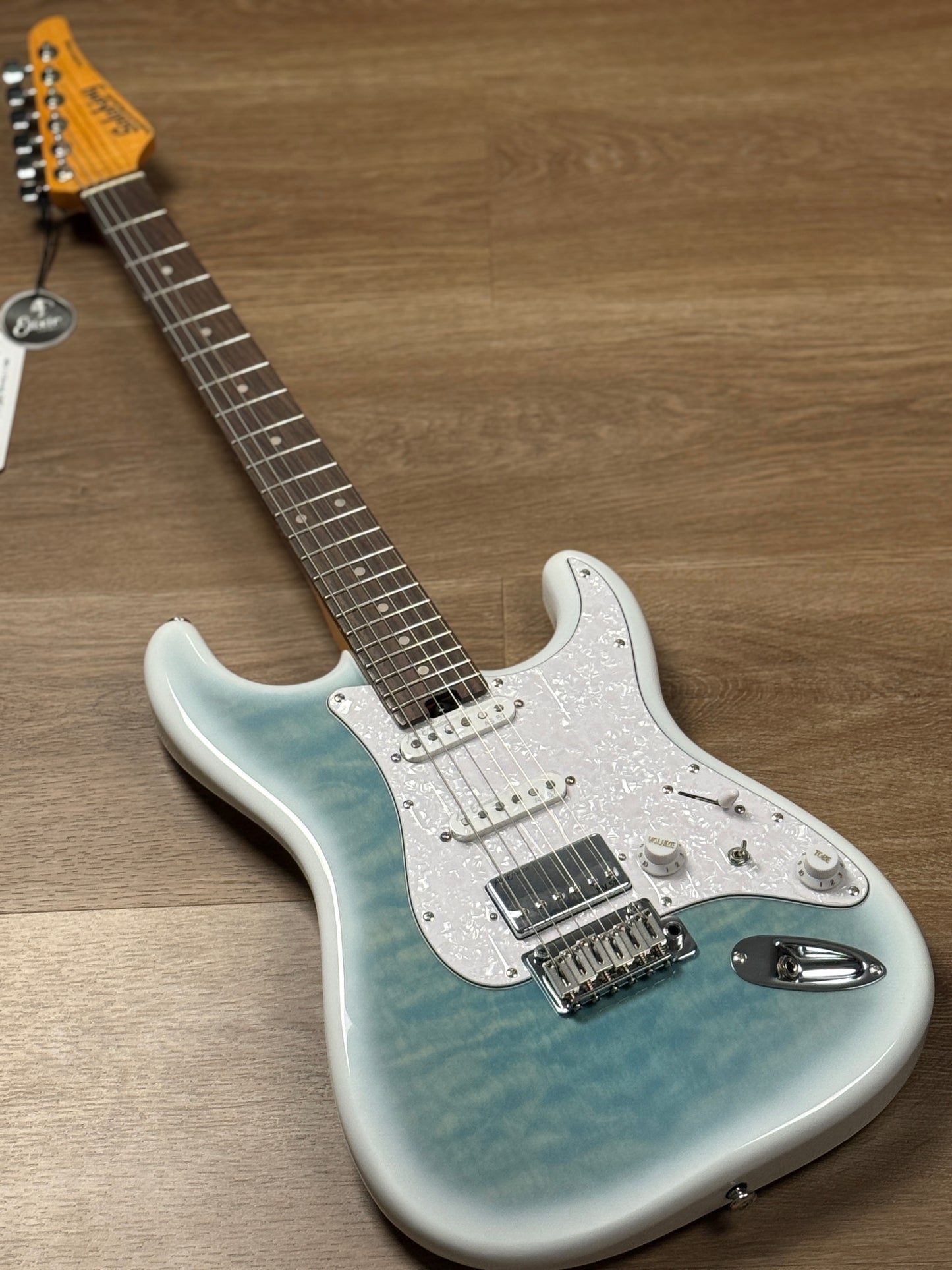 Soloking MS-1 Artisan Quilt with Rosewood FB in Larimar Nafiri Special Run