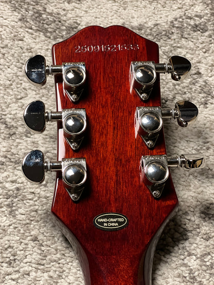 Epiphone Les Paul Special Double Cut Figured in Bourbon Burst