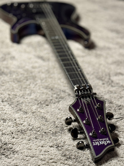 Schecter Hellraiser Hybrid C-1 FR UV in Ultra Violet W23070021