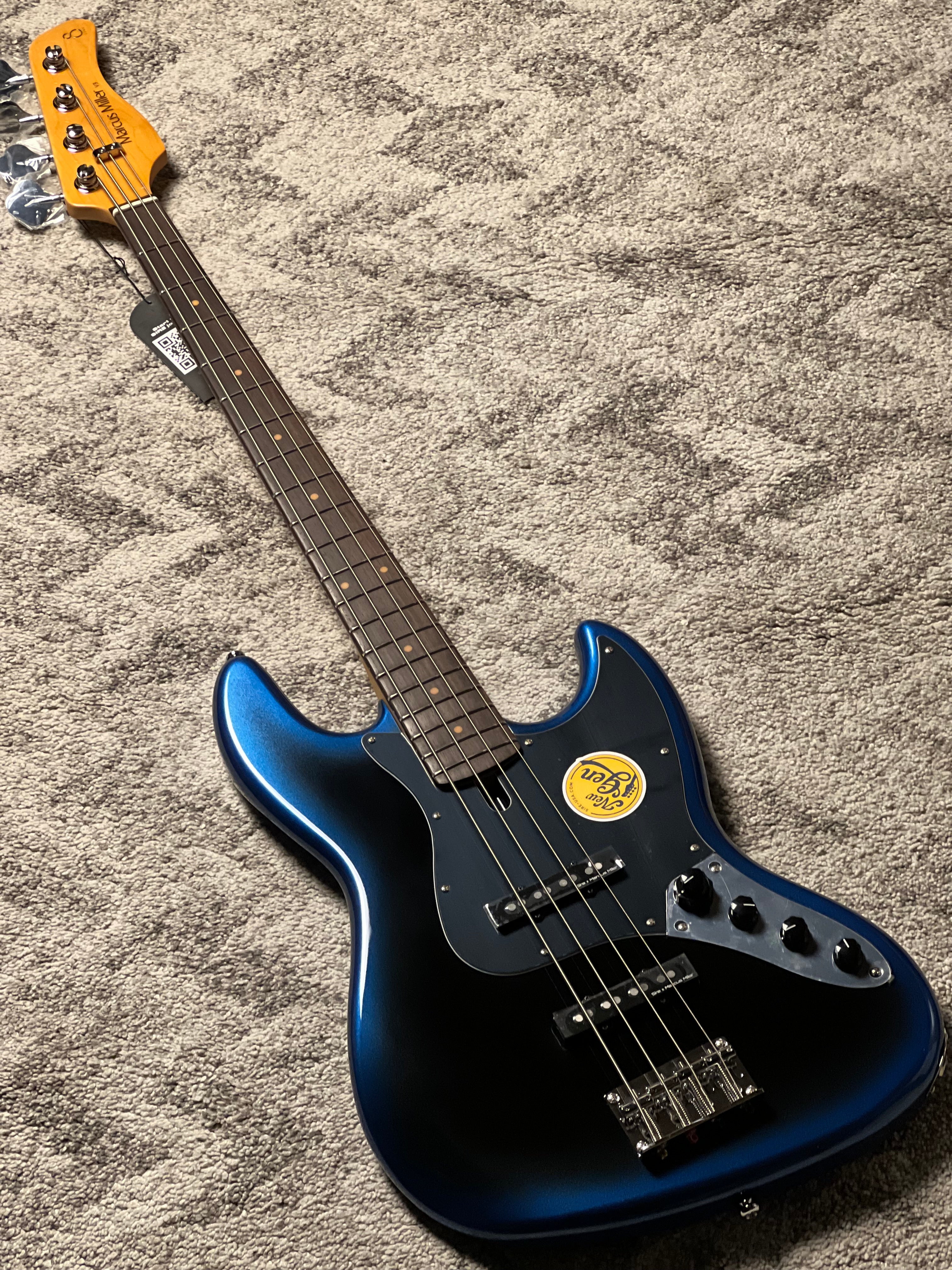 Sire Marcus Miller V3-4 New Gen Electric Bass Guitar in Midnight