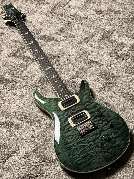 PRS SE Custom 24 Quilt in Teal Black