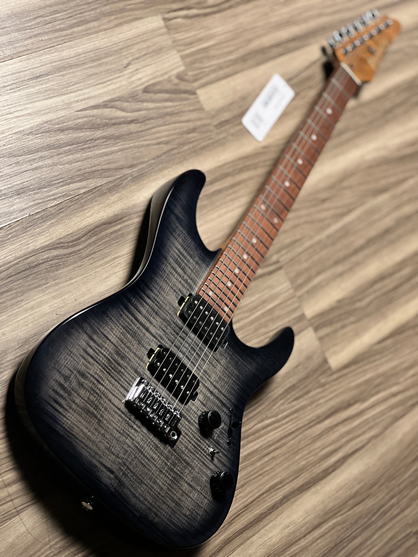 Ibanez AZ24S1F-TKS in Transparent Black Sunburst