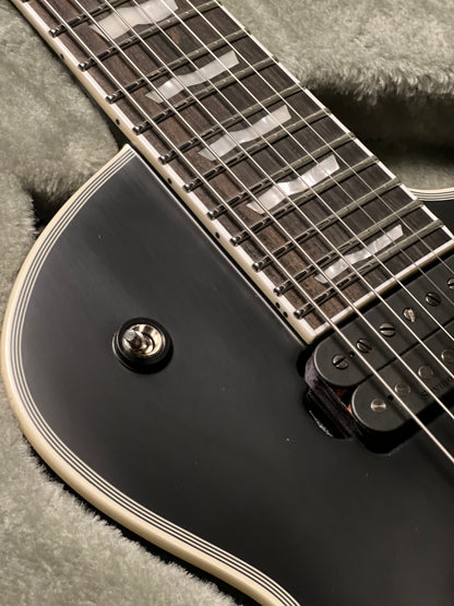 ESP E-II Eclipse-7 EverTune in Black Satin ES8195253