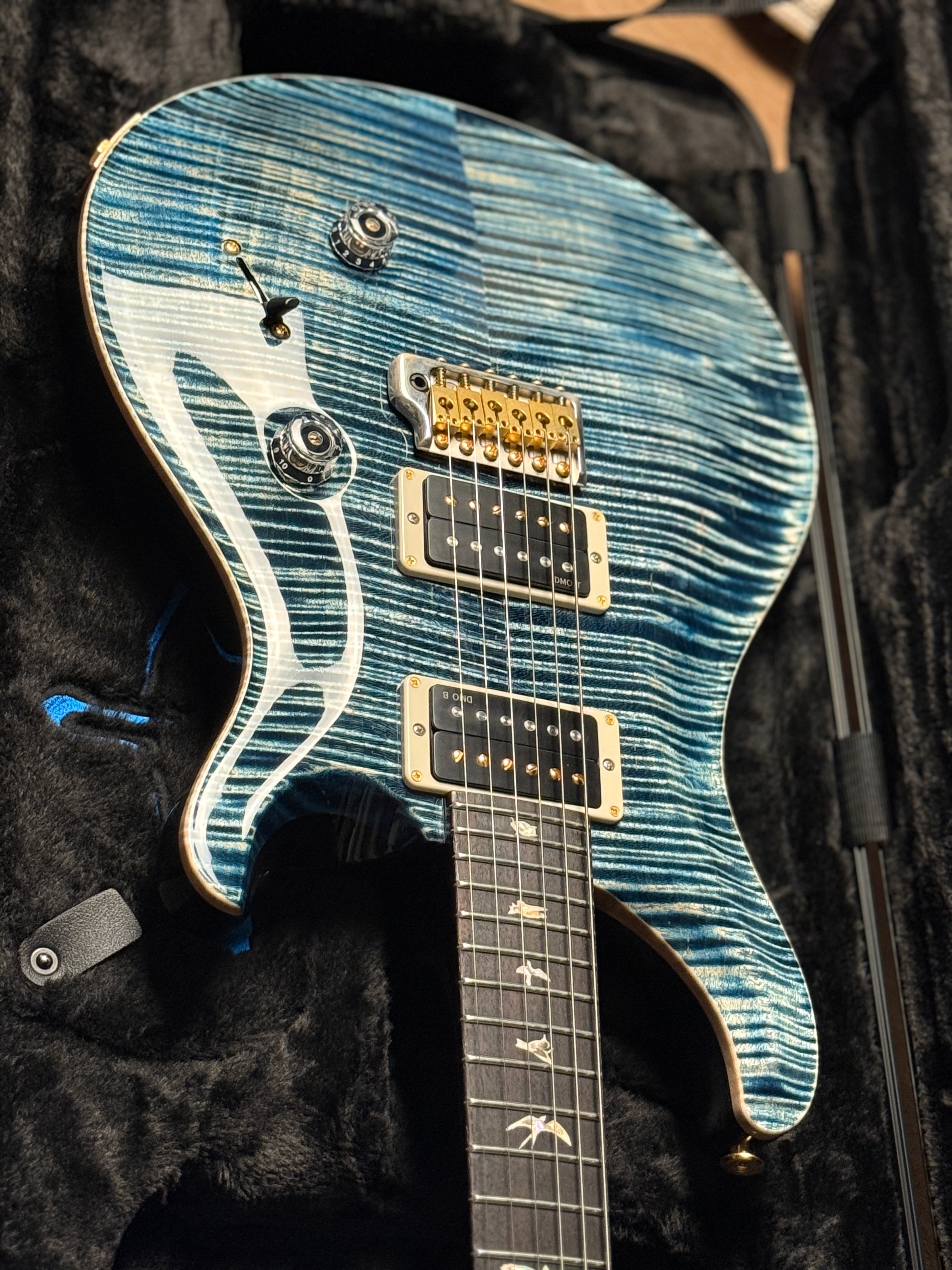 PRS Custom 24 10-Top in Faded Whale Blue 0416148 – nafiriguitar.com
