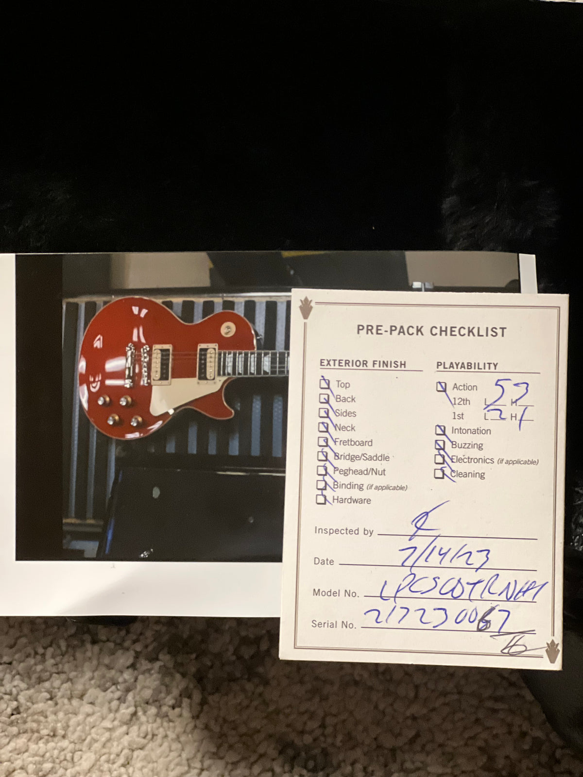 Gibson Les paul Classic in Translucent Cherry w/Case 217230067