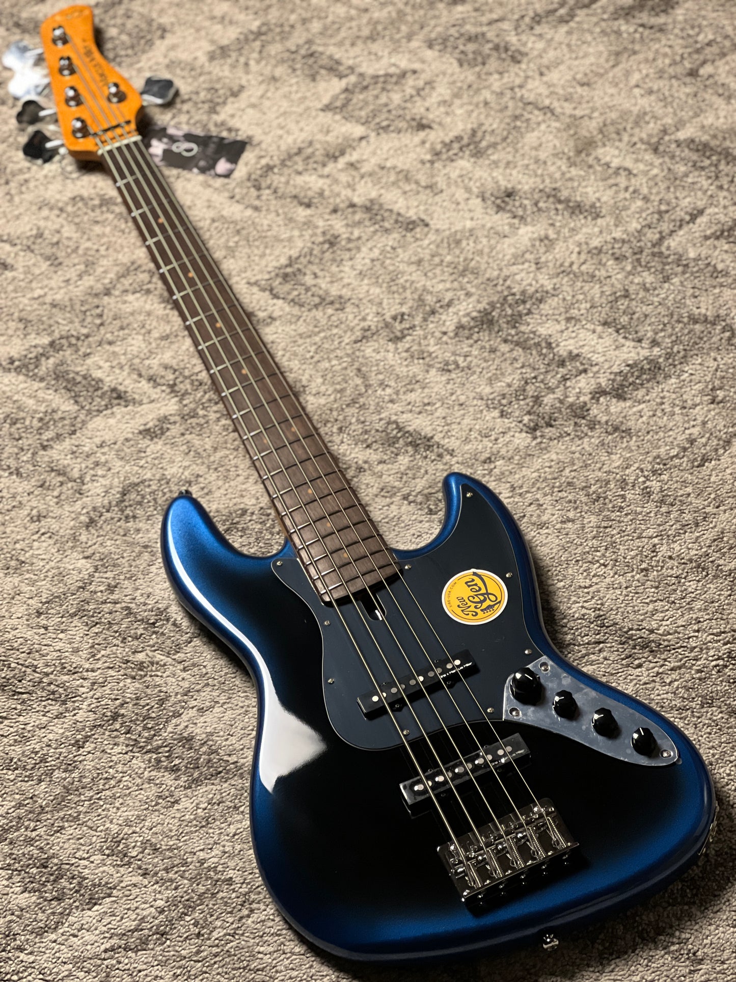 Sire Marcus Miller V3-5 New Gen Electric Bass Guitar in Midnight Blueburst
