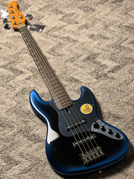 Sire Marcus Miller V3-5 New Gen Electric Bass Guitar in Midnight Blueburst