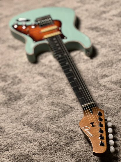 Dhatarattha Custom DST HSS in Surf Green with Rosewood FB