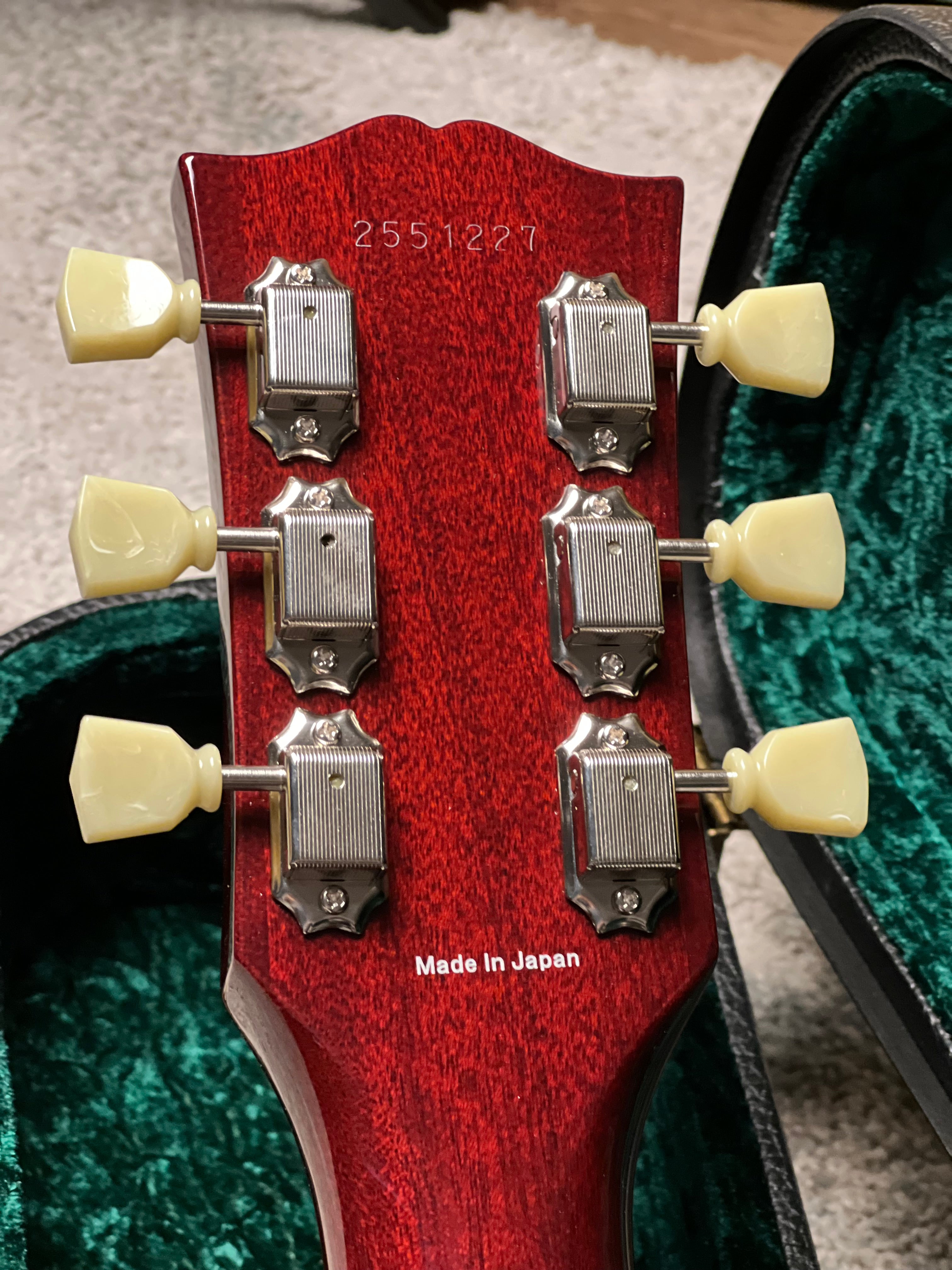 Tokai LS-101F TB Love Rock Japan with Double Cream PU in Tea Burst