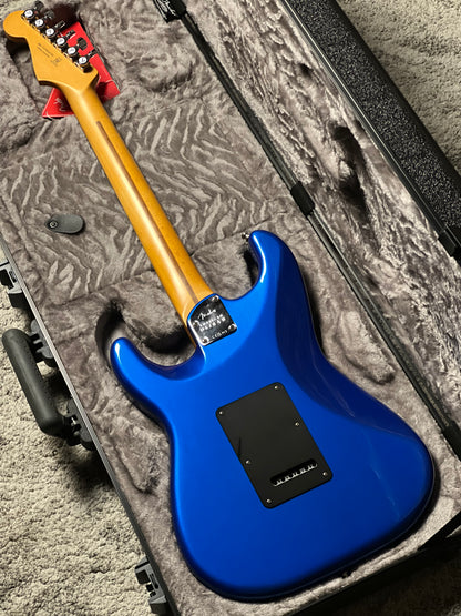 Fender American Ultra II Stratocaster HSS with Ebony FB in Noble Blue US240030709