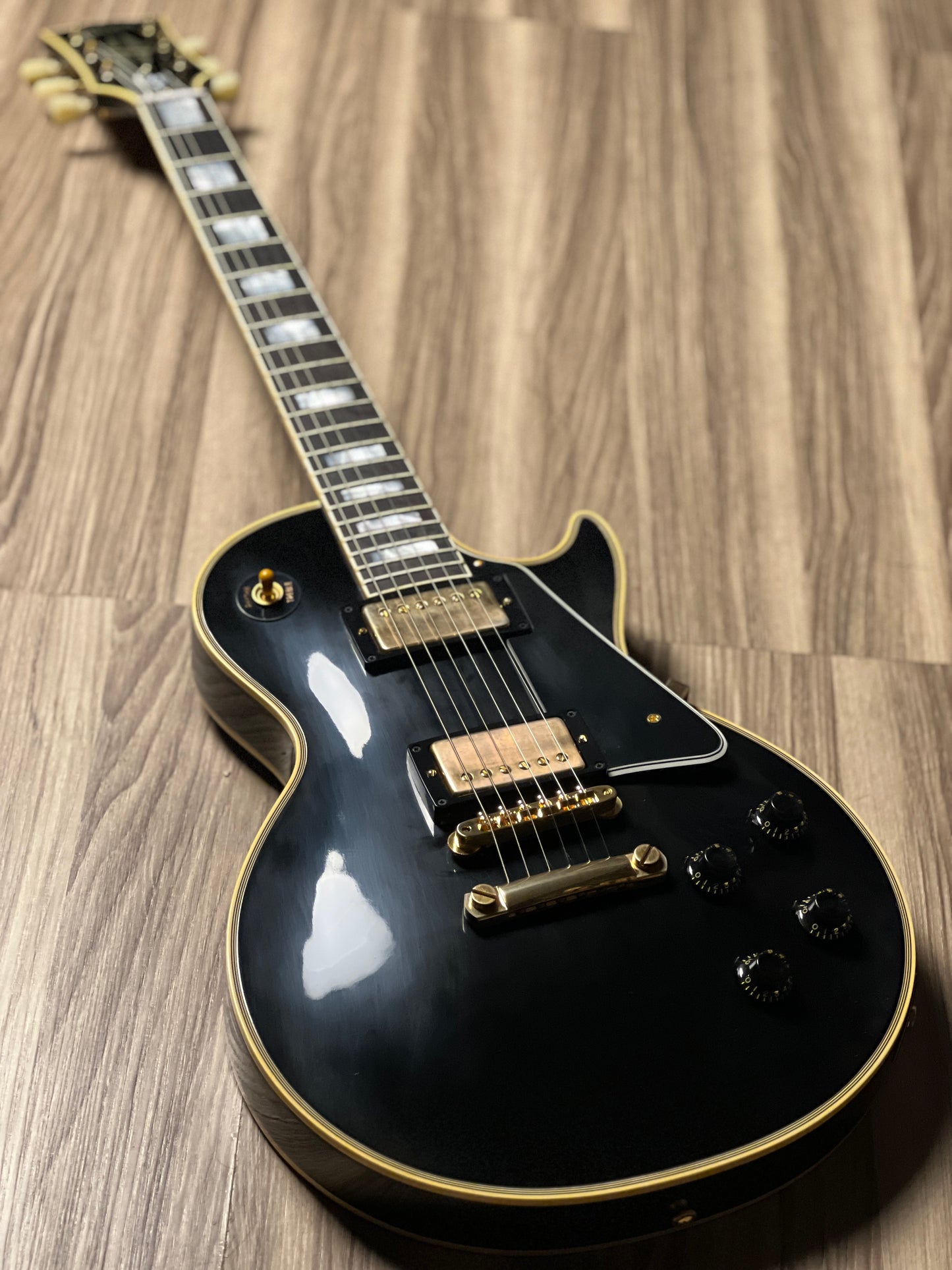 Gibson 1957 Les Paul Custom Reissue VOS - Ebony 2-Pickup 74639