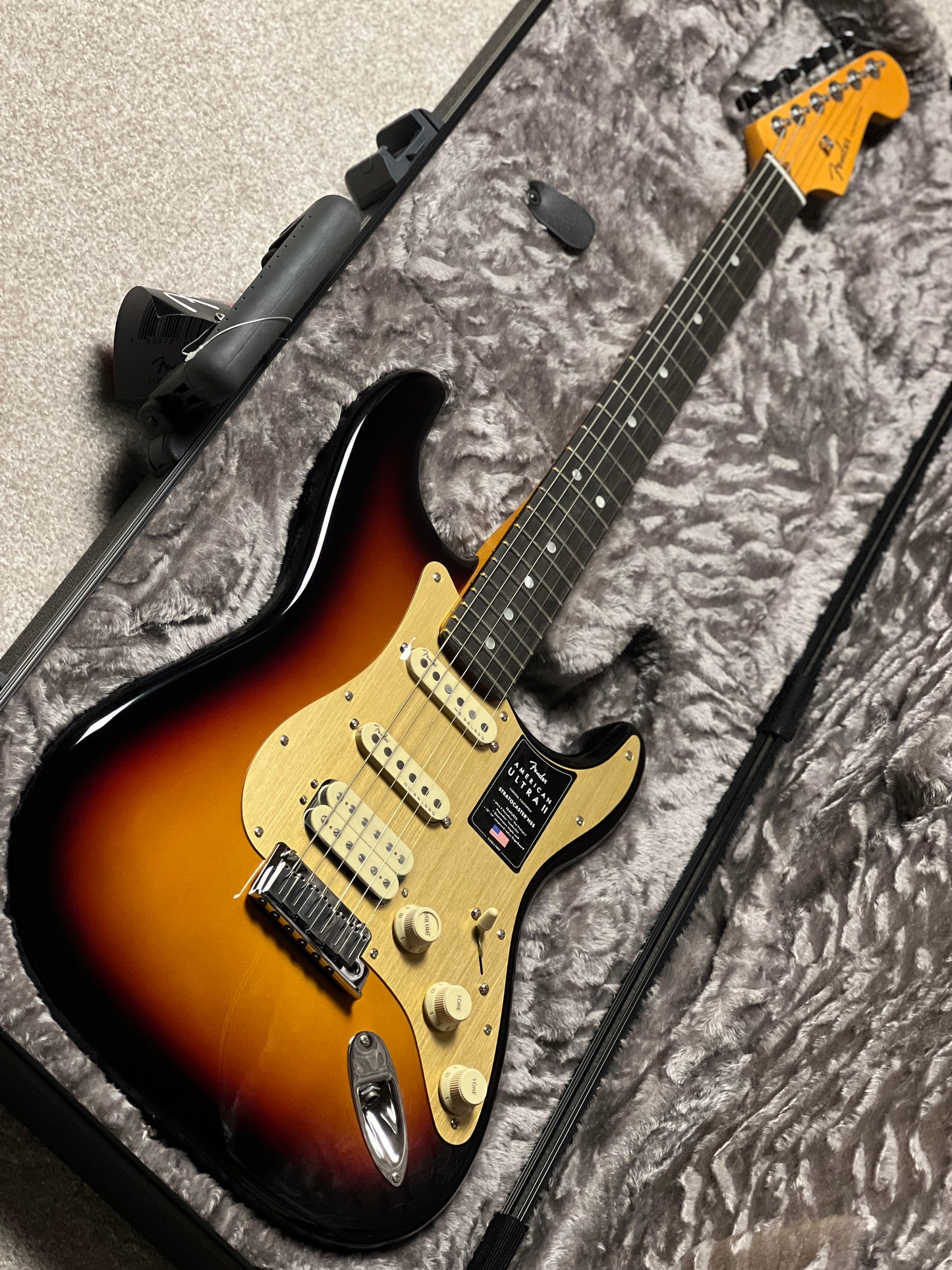 Fender American Ultra II Stratocaster HSS with Ebony FB in Ultraburst US240020831