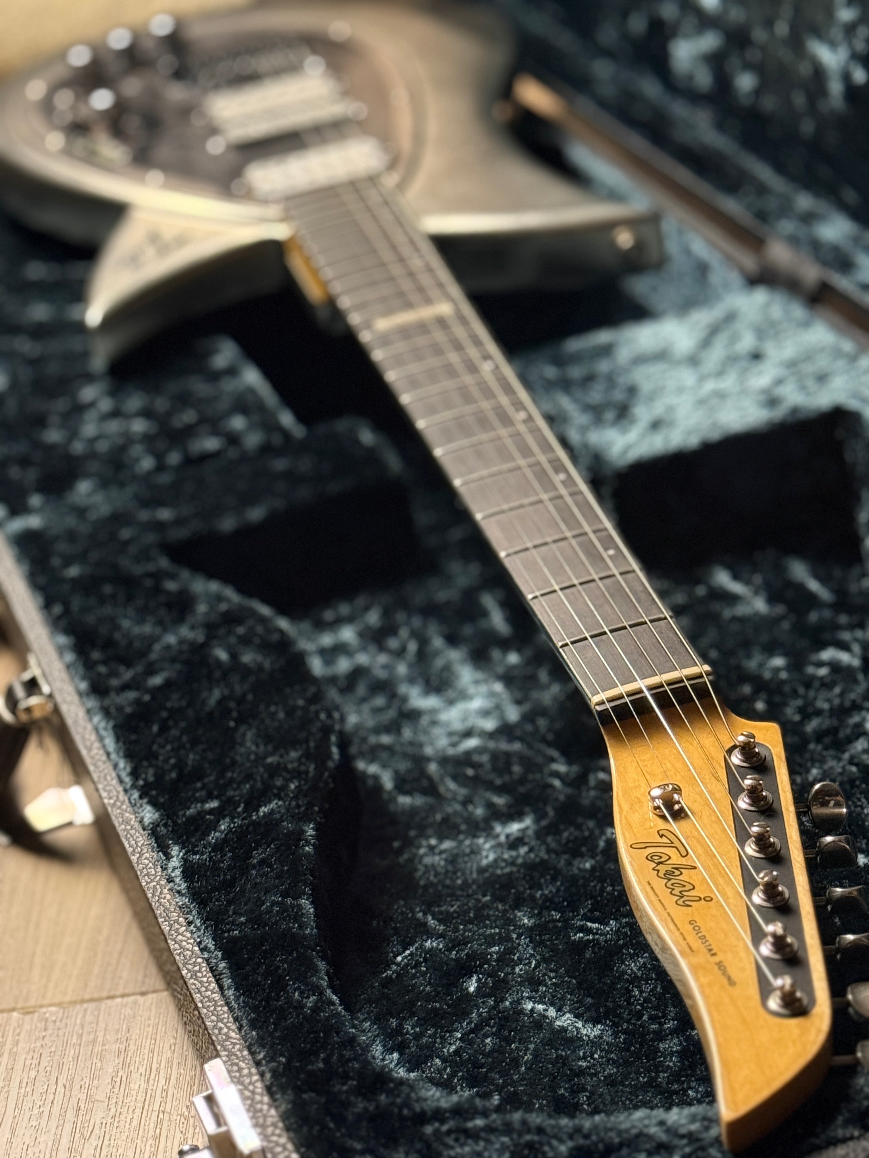 Tokai Talbo Blazing Fire 50th Anniversary in Silver Custom Shop