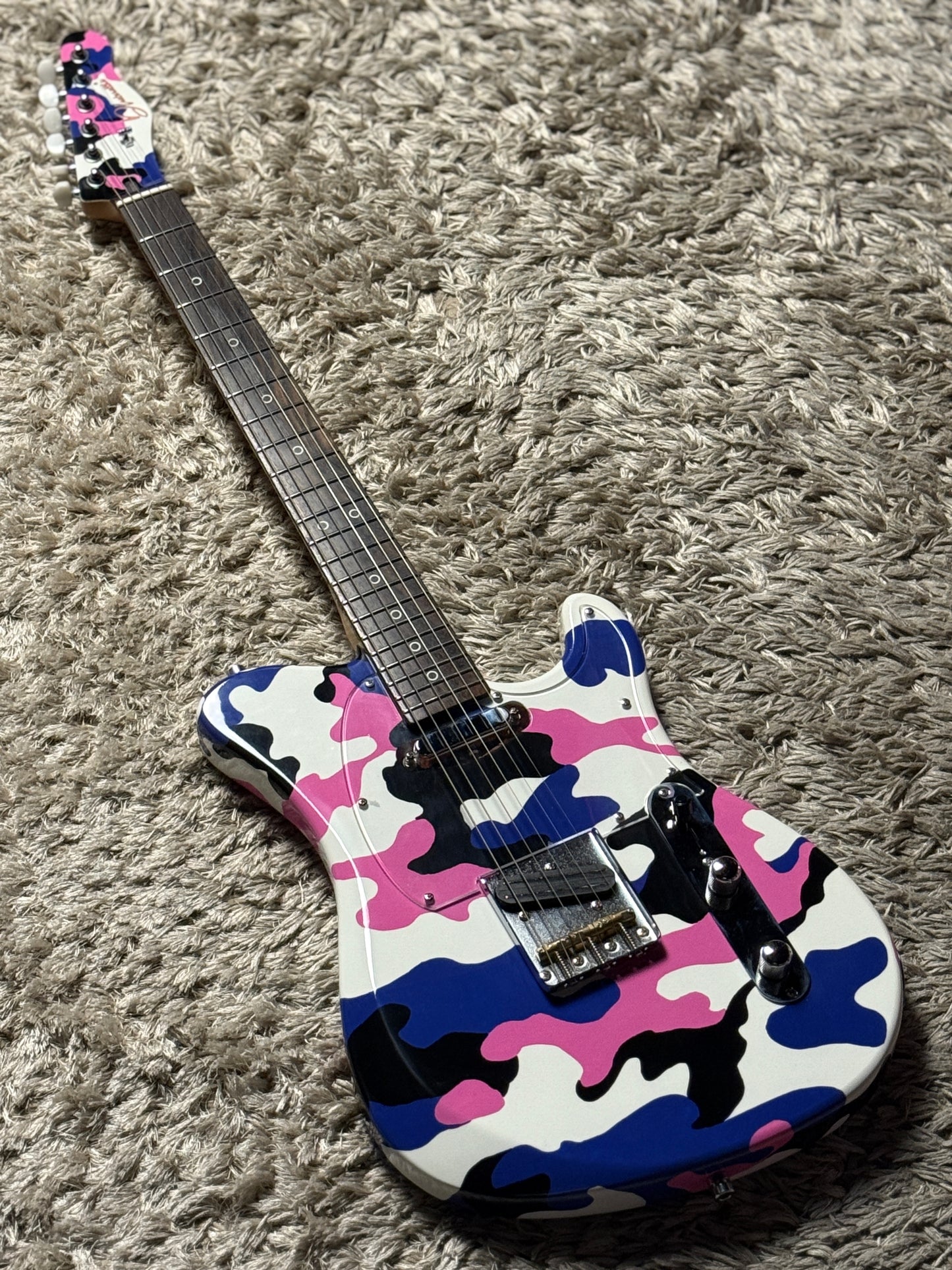 Dhatarattha Custom DTL Artist Hand Paint "Purple Camo"