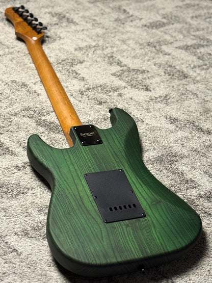 SQOE SEST650 GR HSS Ash Roasted Maple Series in Open Pore Green