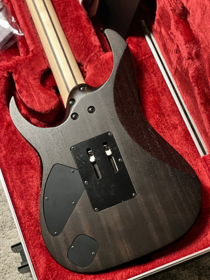 Ibanez J Custom RG8620AH-AGF in Anvil Gray Burst Flat w/Case F2533769