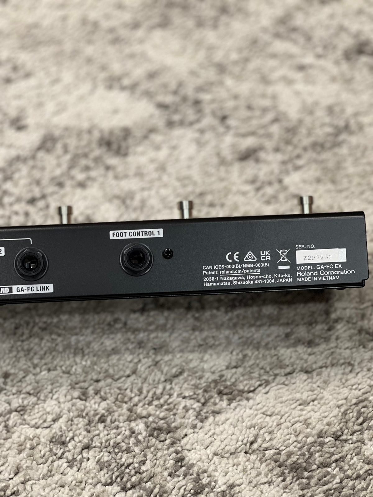 Boss GA-FC EX Foot Controller