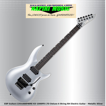 ESP LTD H3-1000FR LTD Deluxe In Metallic Silver
