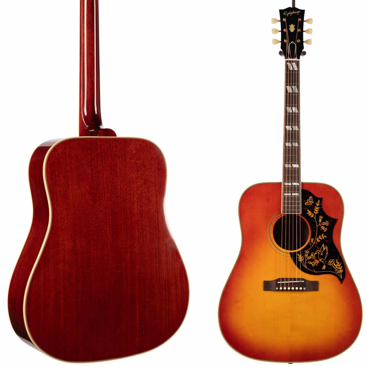 Epiphone 1960 Hummingbird Reissue Acoustic electric in Cherry Sunburst