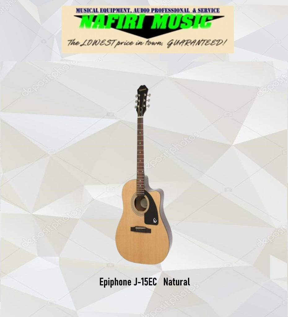 Epiphone J-15EC in Natural