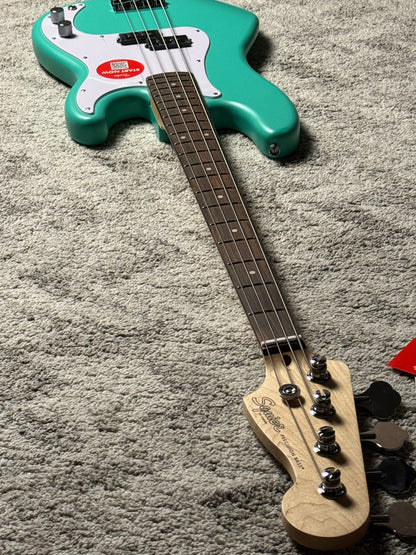 Squier Debut Series Precision Bass Guitar with Laurel FB in Sea Foam Green