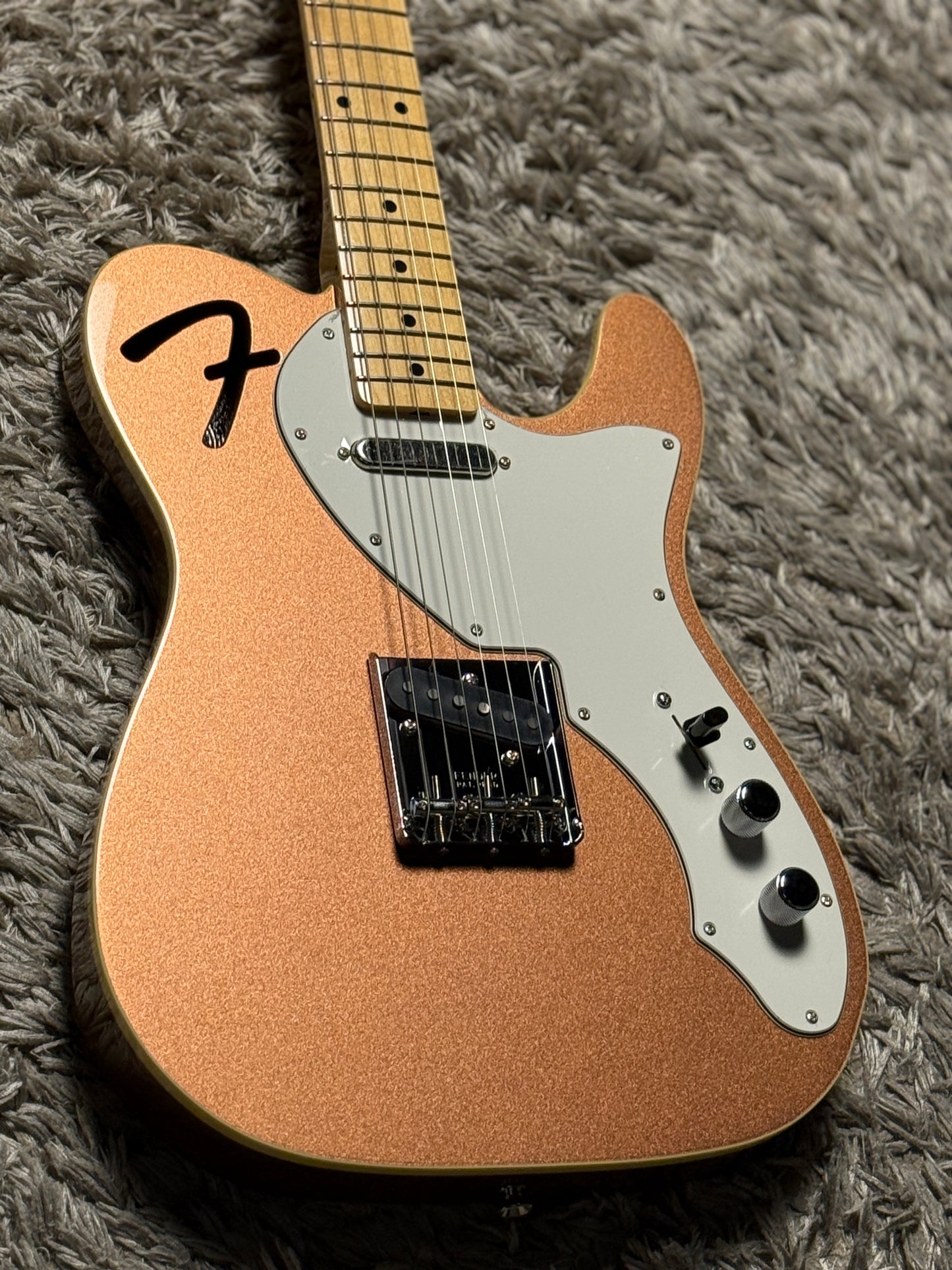 Fender Japan Limited Edition F Hole Telecaster Thinline with Maple FB in Penny JD21023114