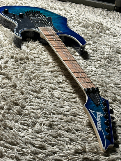 Ibanez RG450QMB-SPB in Sapphire Blue I261001076 (USED)