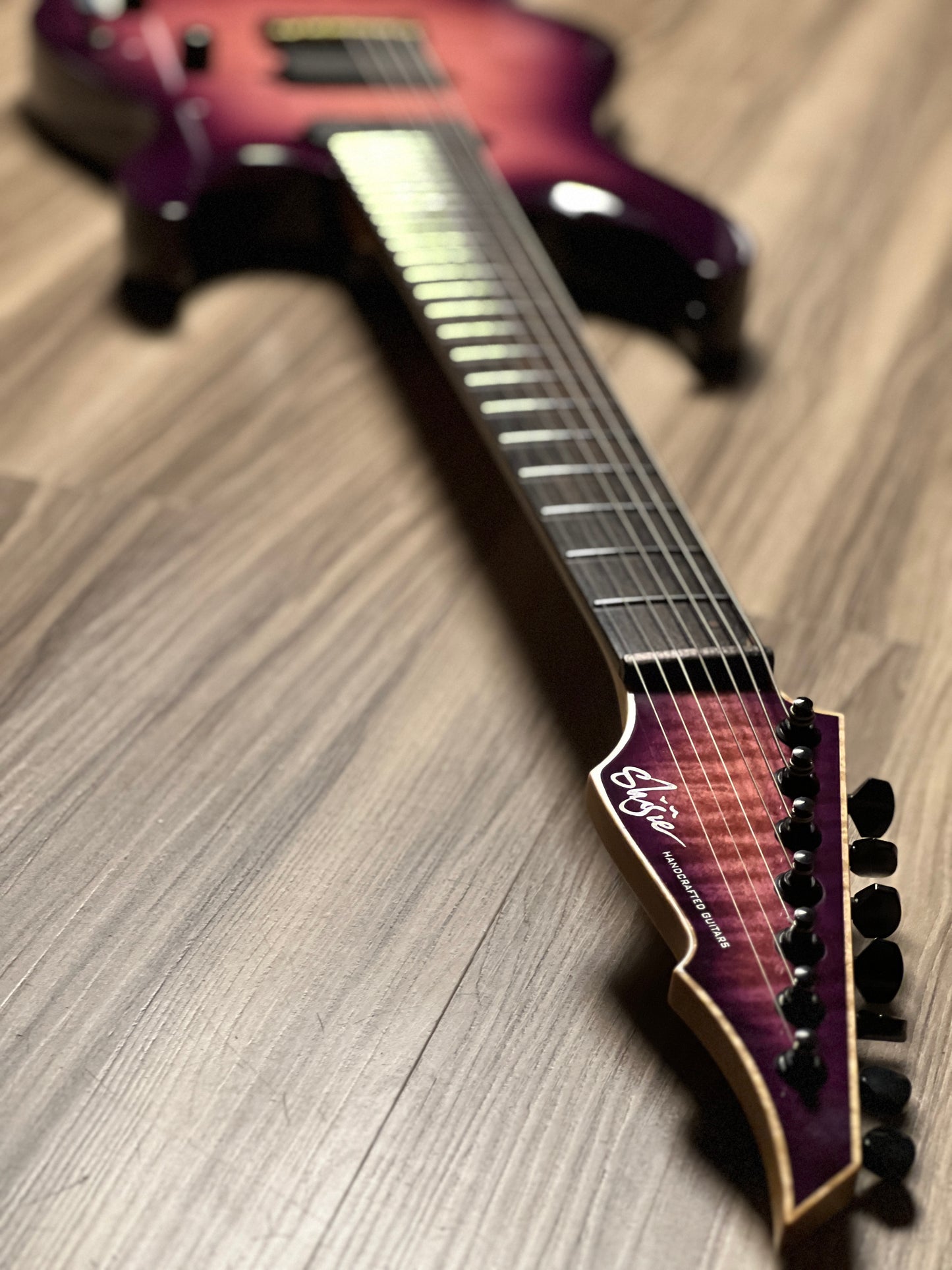 Shijie JA-7 Custom Shop in Transparent Purple Burst 2403